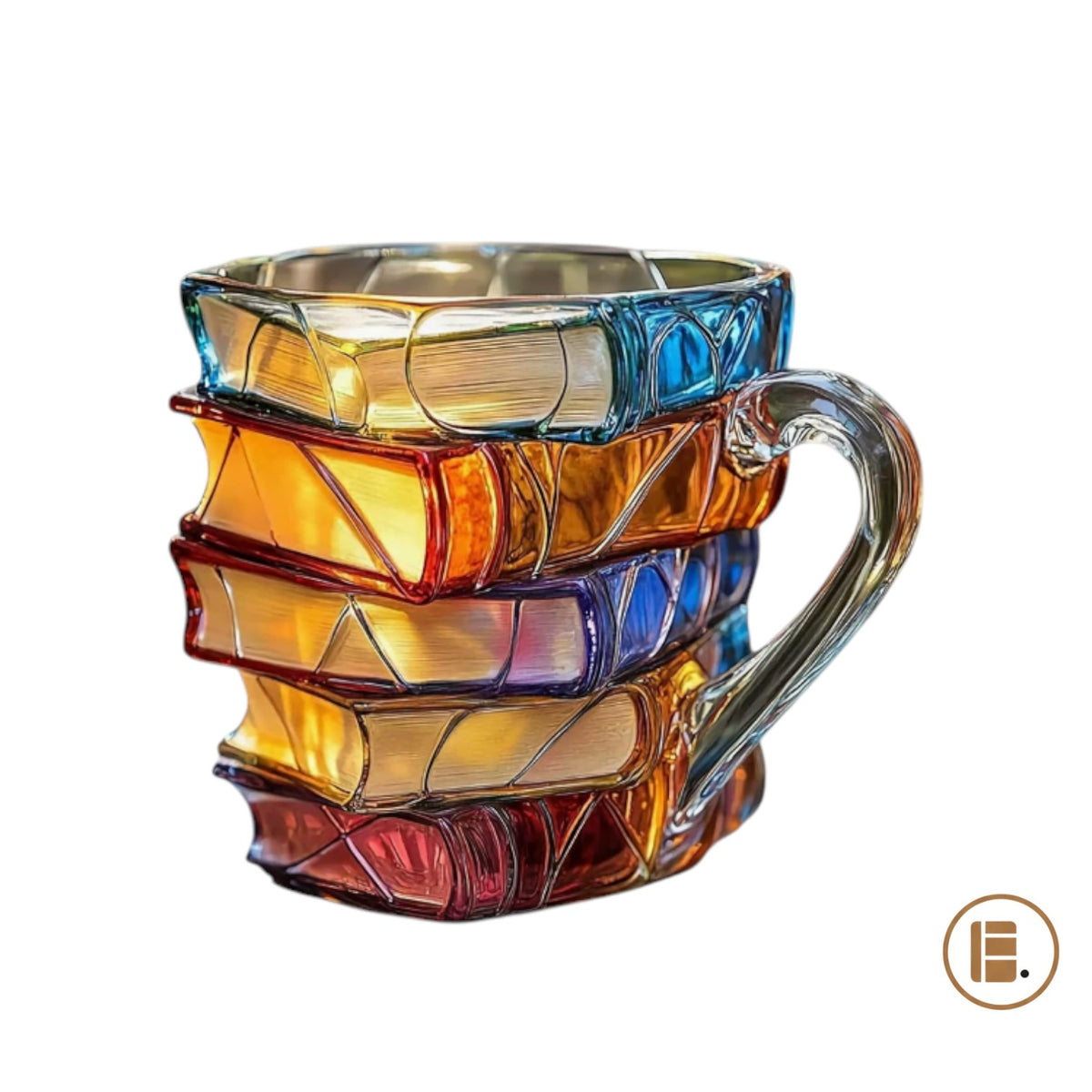 Tasse à café | Livre 3D Peinte Main - Minimaliste Lab