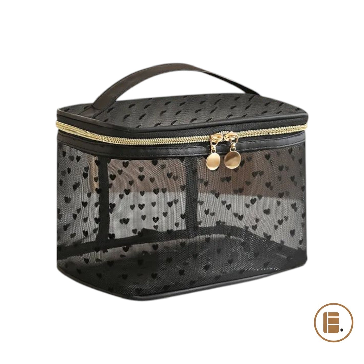 trousse de toilette femme élégante fond blanc MinimalisteLab