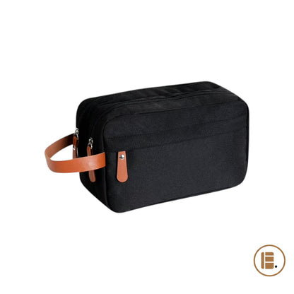 trousse de toilette voyage élégant fond blanc MinimalisteLab