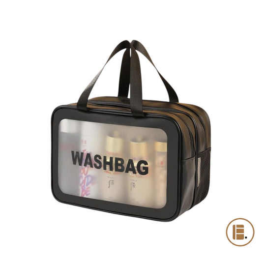 trousse de toilette voyage pratique fond blanc MinimalisteLab