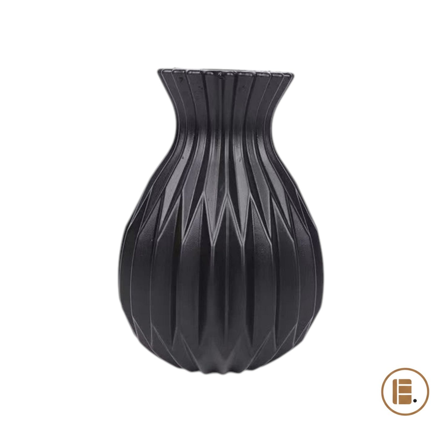 vase nervuré blanc céramique design salon MinimalisteLab