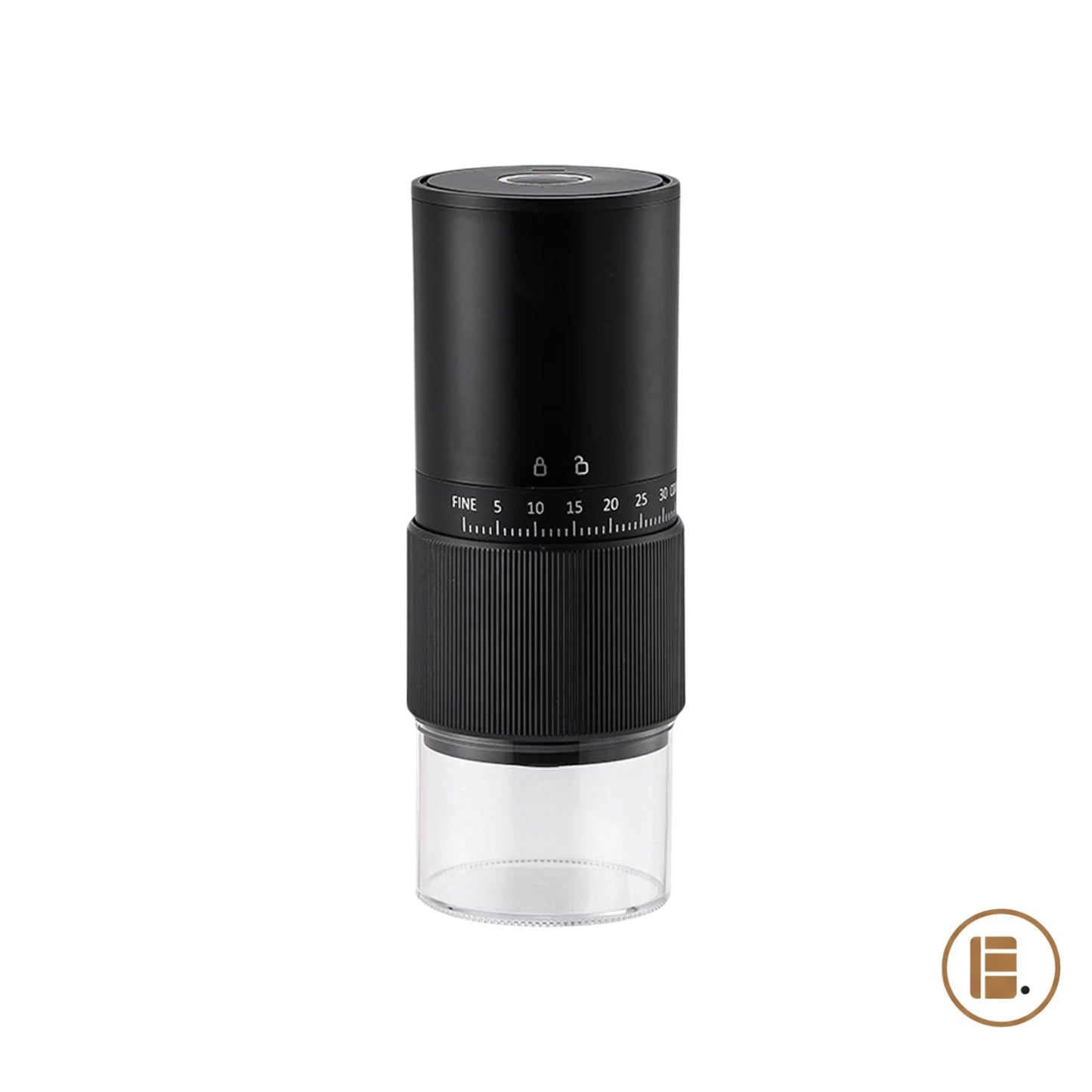 moulin à café AromaPrecis noir principale MinimalisteLab