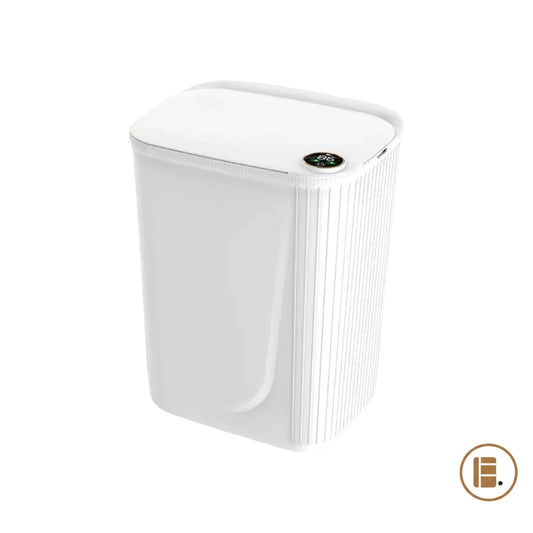 poubelle automatique sans contact blanc principale MinimalisteLab