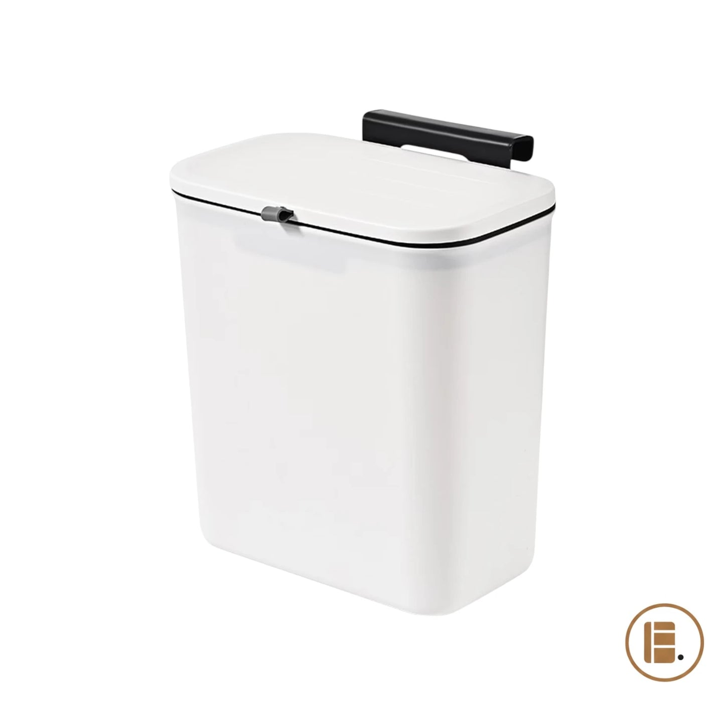 poubelle murale design gain de place blanc principale MinimalisteLab