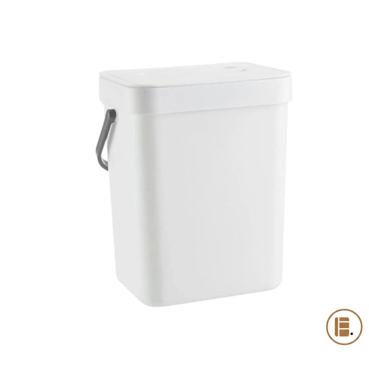 poubelle murale gain de place blanc principale MinimalisteLab