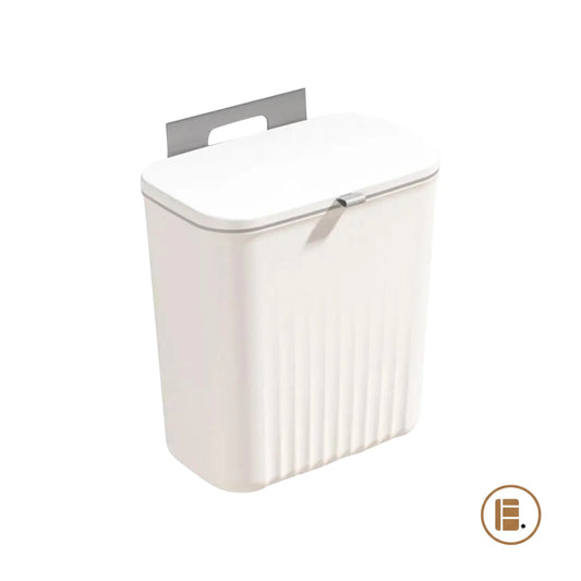 poubelle sous évier gain de place blanc 9L principale MinimalisteLab