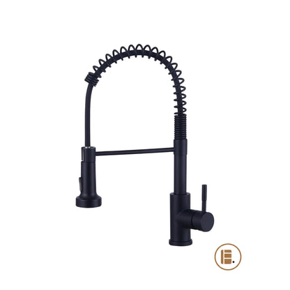 robinet cuisine design durable noir MinimalisteLab