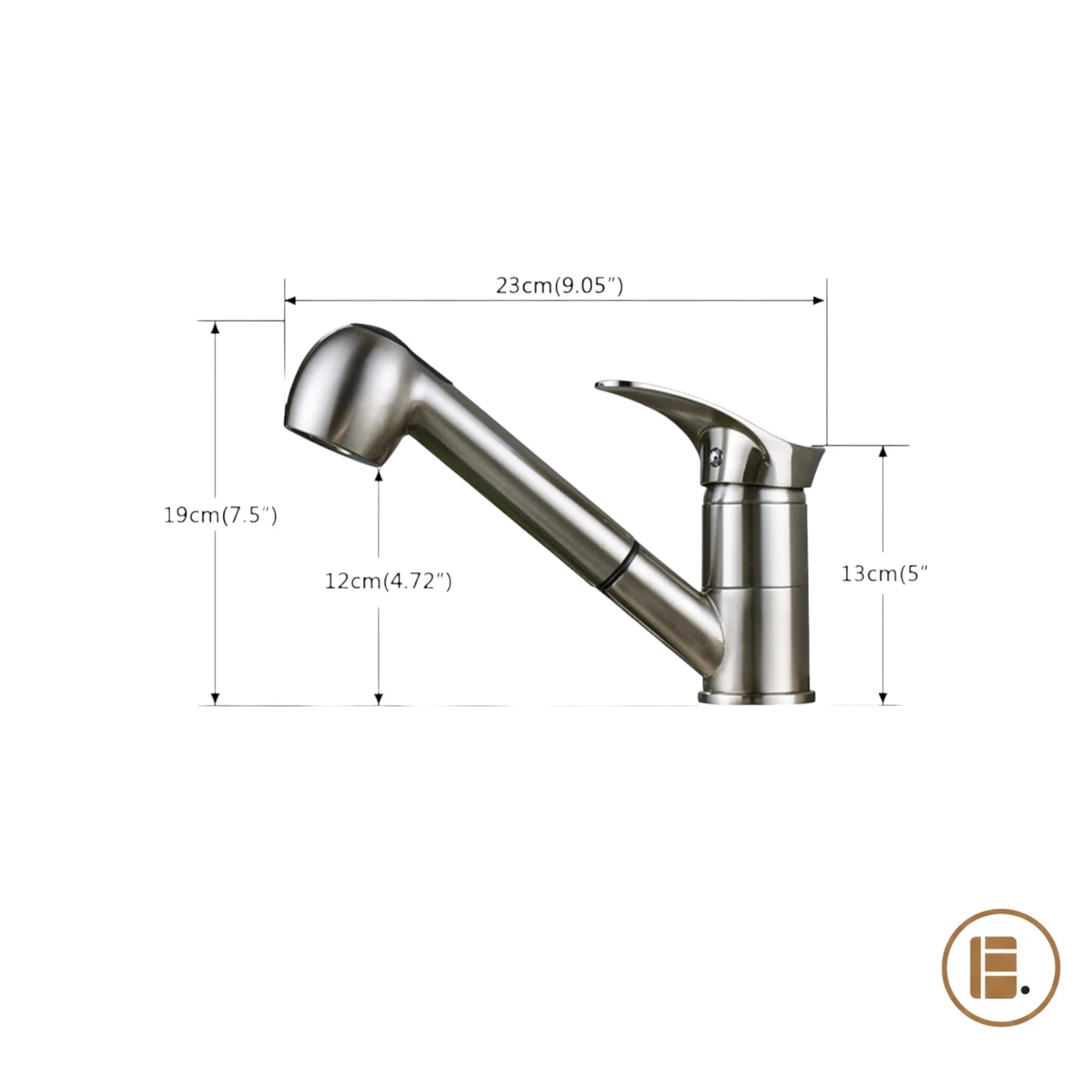 robinet cuisine design pratique dimensions MinimalisteLab