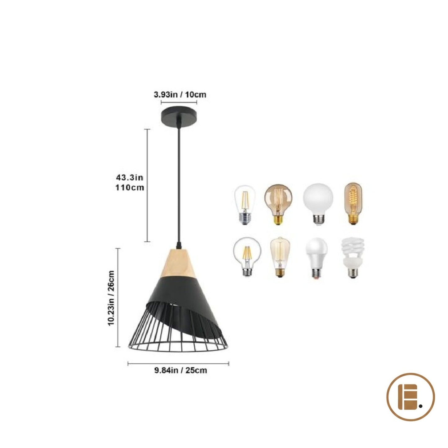 suspension luminaire design élégant variante MinimalisteLab
