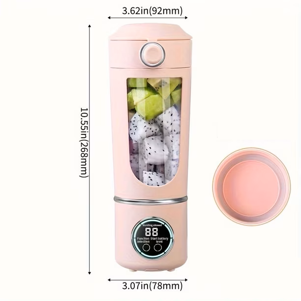 blender smoothie portable USB 700ml 12 lames MinimalisteLab