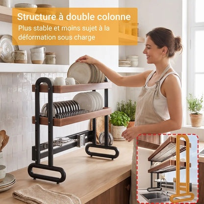 Egouttoir Vaisselle | Finition Effet Bois