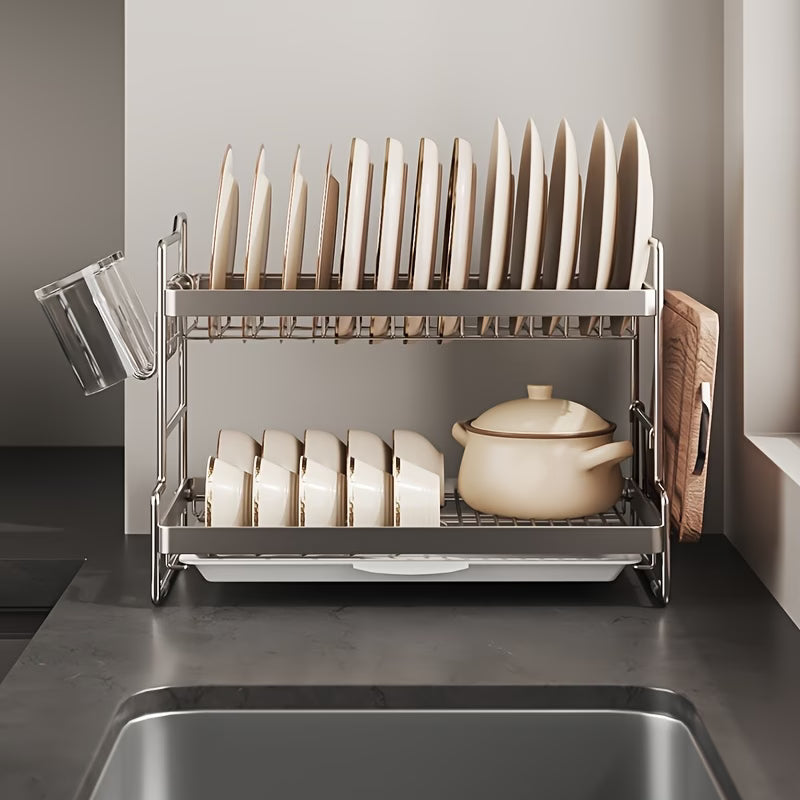égouttoir vaisselle InoxDual lifestyle cuisine organisée MinimalisteLab