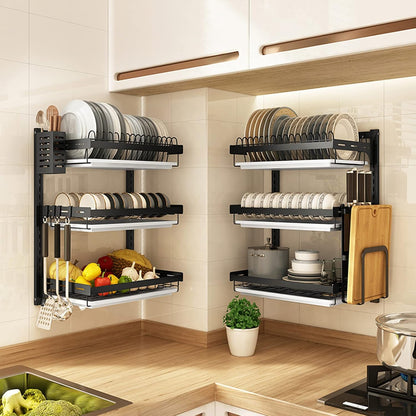 égouttoir vaisselle mural rangement assiettes cuisine MinimalisteLab