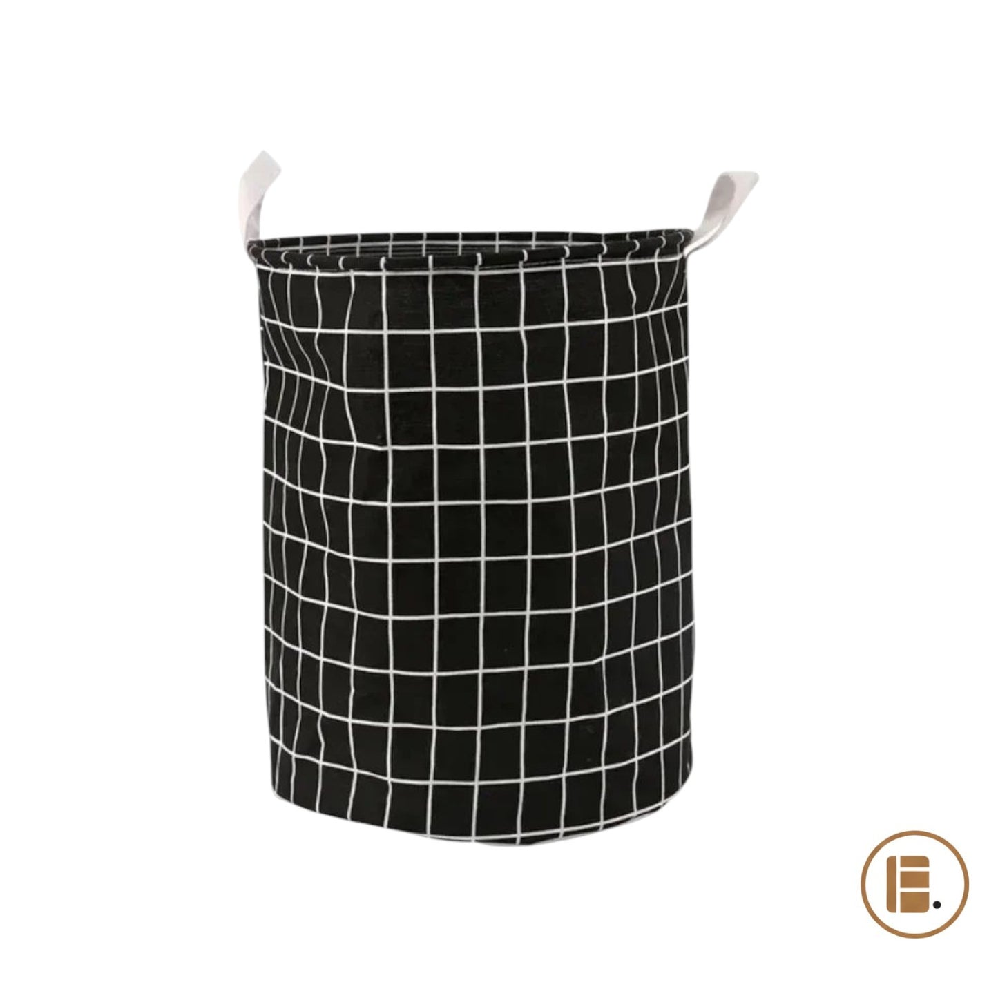 panier à linge pratique et design tissu buanderie MinimalisteLab