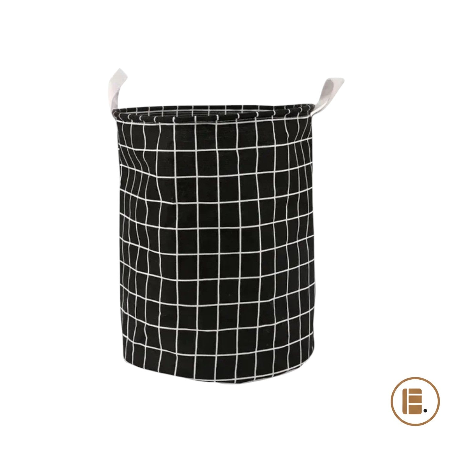 panier à linge pratique et design tissu buanderie MinimalisteLab