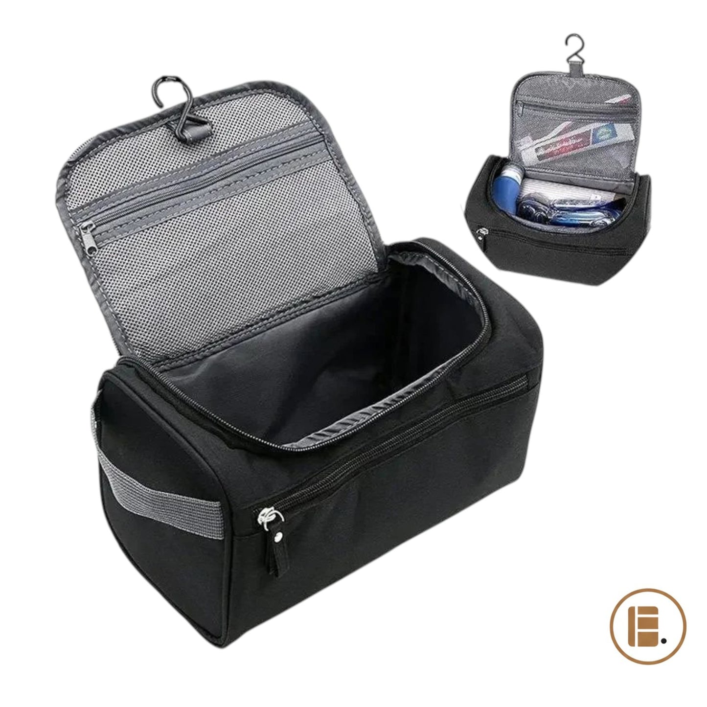 trousse de toilette voyage compact rangement MinimalisteLab