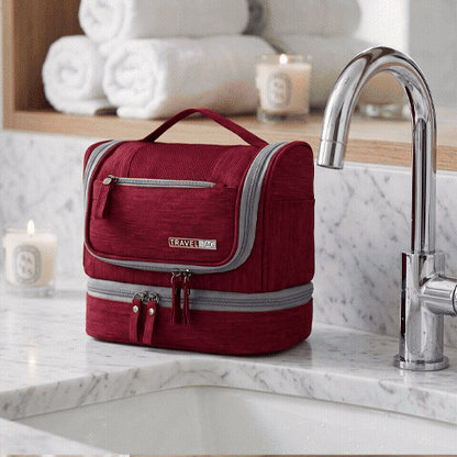 trousse de toilette voyage pratique gif rangement MinimalisteLab