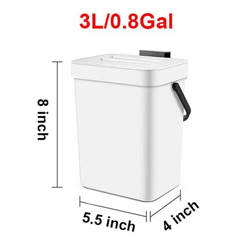 poubelle murale gain de place lifestyle MinimalisteLab