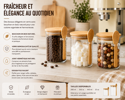 Boite de conservation alimentaire | Hermétique Verre