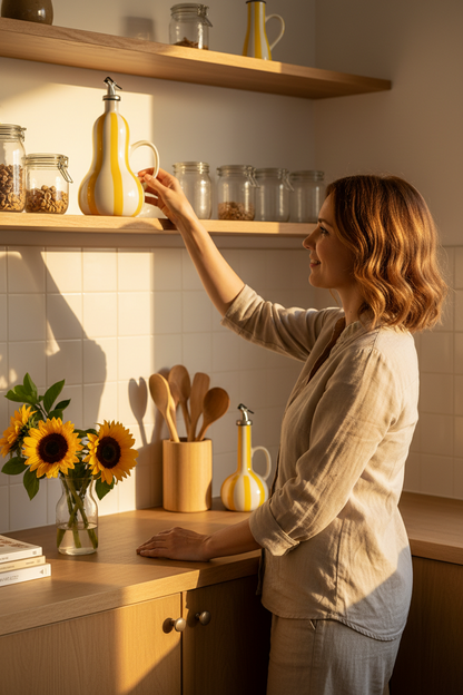 Bouteille pour huile | Céramique Artisanale