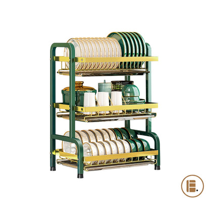 Egouttoir Vaisselle | 3 Niveaux Acier