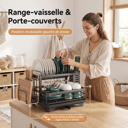 Egouttoir Vaisselle | Extensible Acier Inoxydable