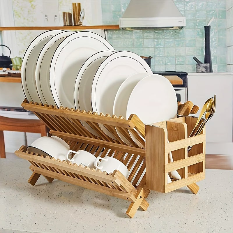 égouttoir vaisselle bambou écologique séchage MinimalisteLab