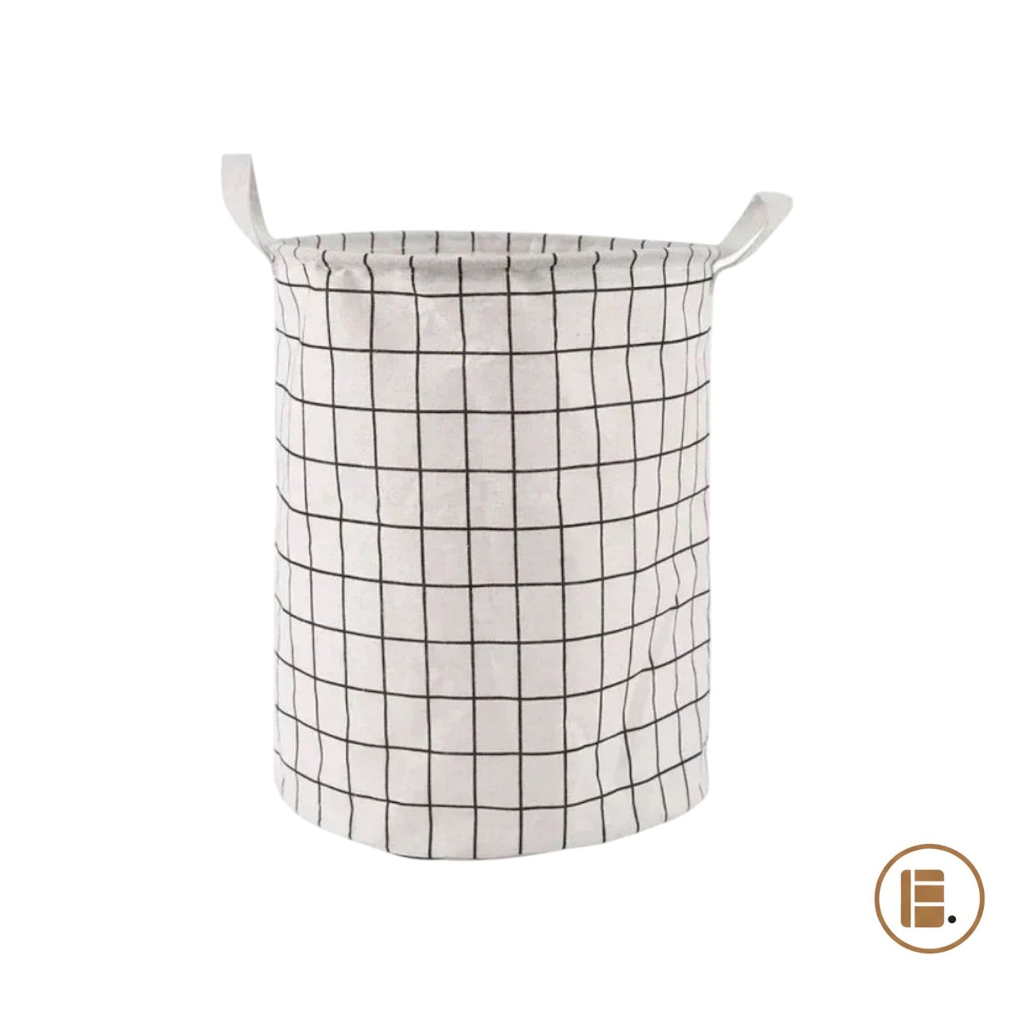 panier à linge pratique et design tissu buanderie MinimalisteLab