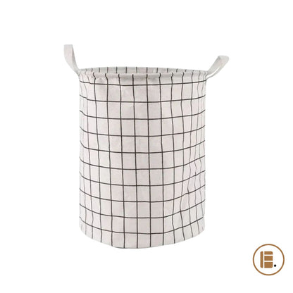 panier à linge pratique et design tissu buanderie MinimalisteLab