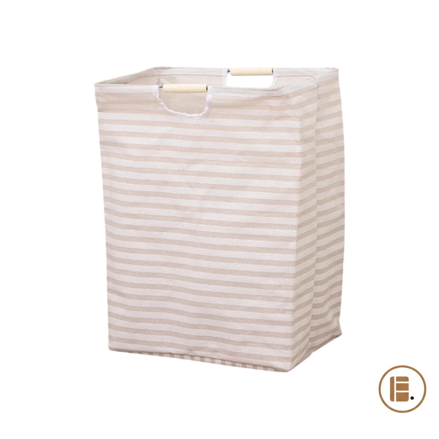 panier à linge pratique et design tissu buanderie MinimalisteLab