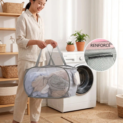 panier à linge design pratique buanderie MinimalisteLab
