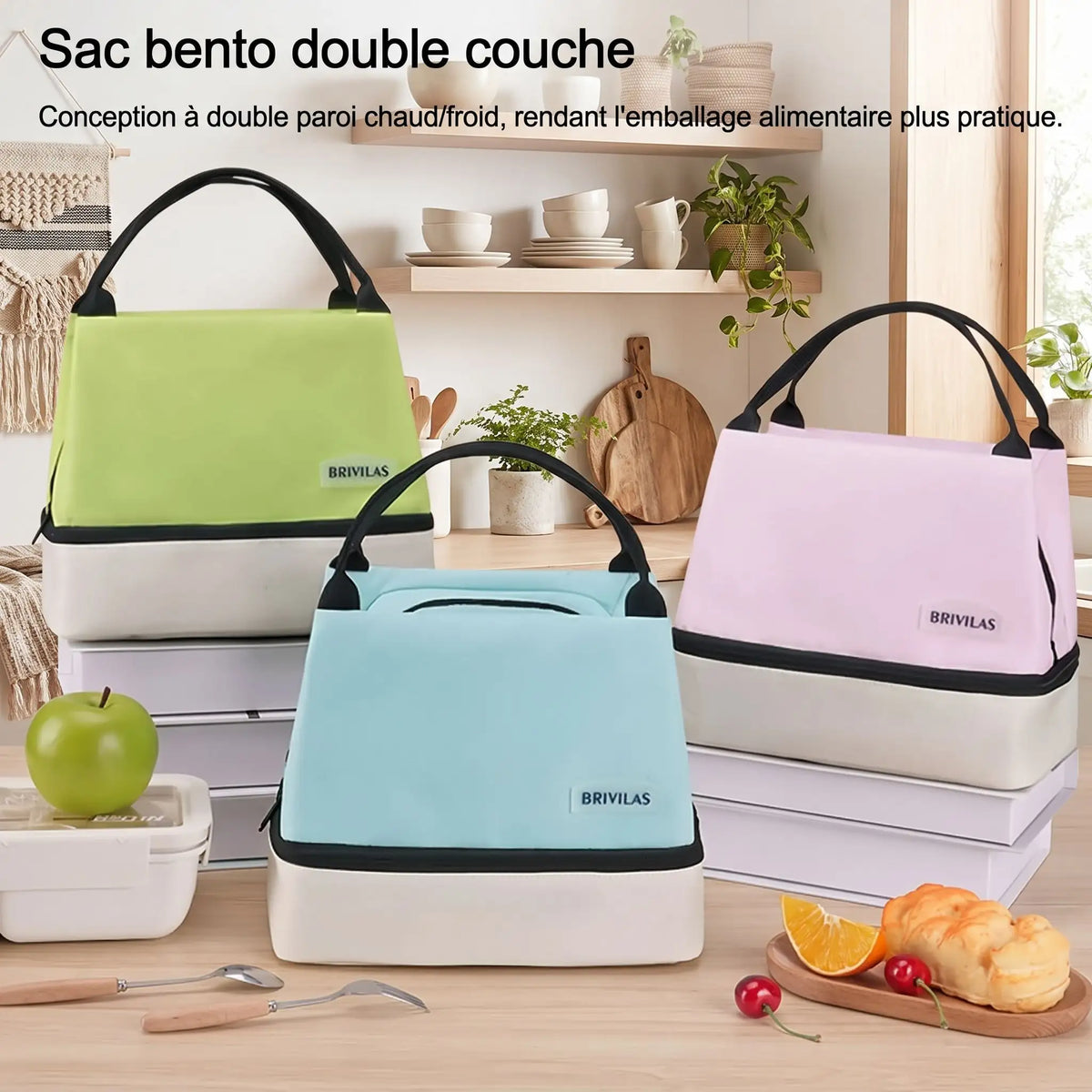 Sac isotherme | Double Compartiment - Minimaliste Lab