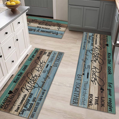 tapis cuisine antidérapant lavable rendu sol MinimalisteLab