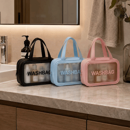 trousse de toilette voyage pratique gif rangement MinimalisteLab