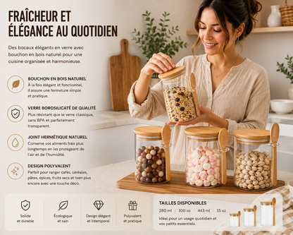 Boite de conservation alimentaire | Hermétique Verre