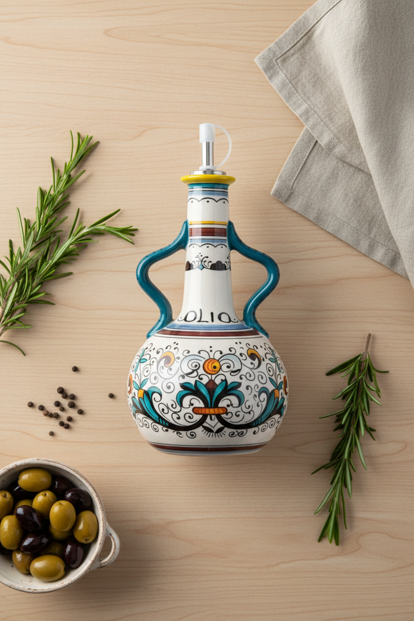 Bouteille pour huile | Céramique Artisanale Italienne