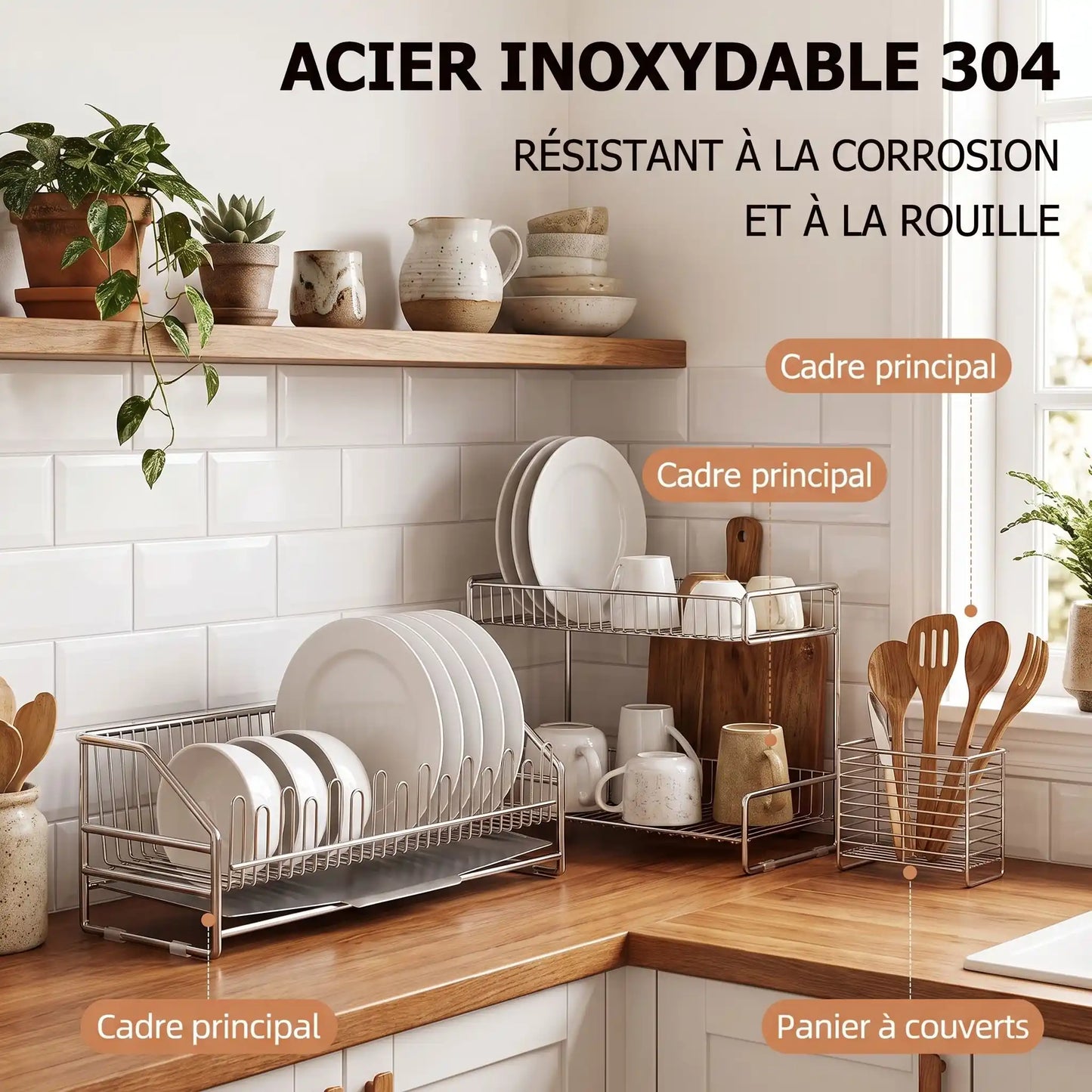 Egouttoir Vaisselle | Ecoulement Automatique