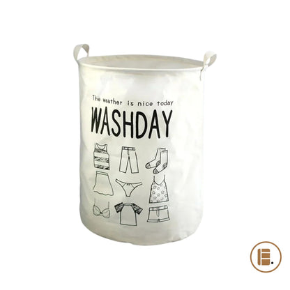 panier à linge pratique et design tissu buanderie MinimalisteLab