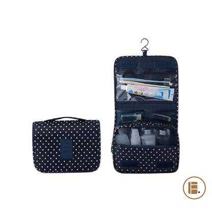 trousse de toilette de voyage compacte organisée ouverte MinimalisteLab