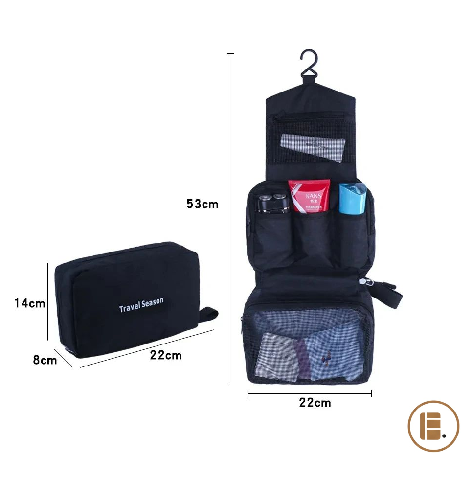 trousse de toilette élégante et pratique matière imperméable MinimalisteLab