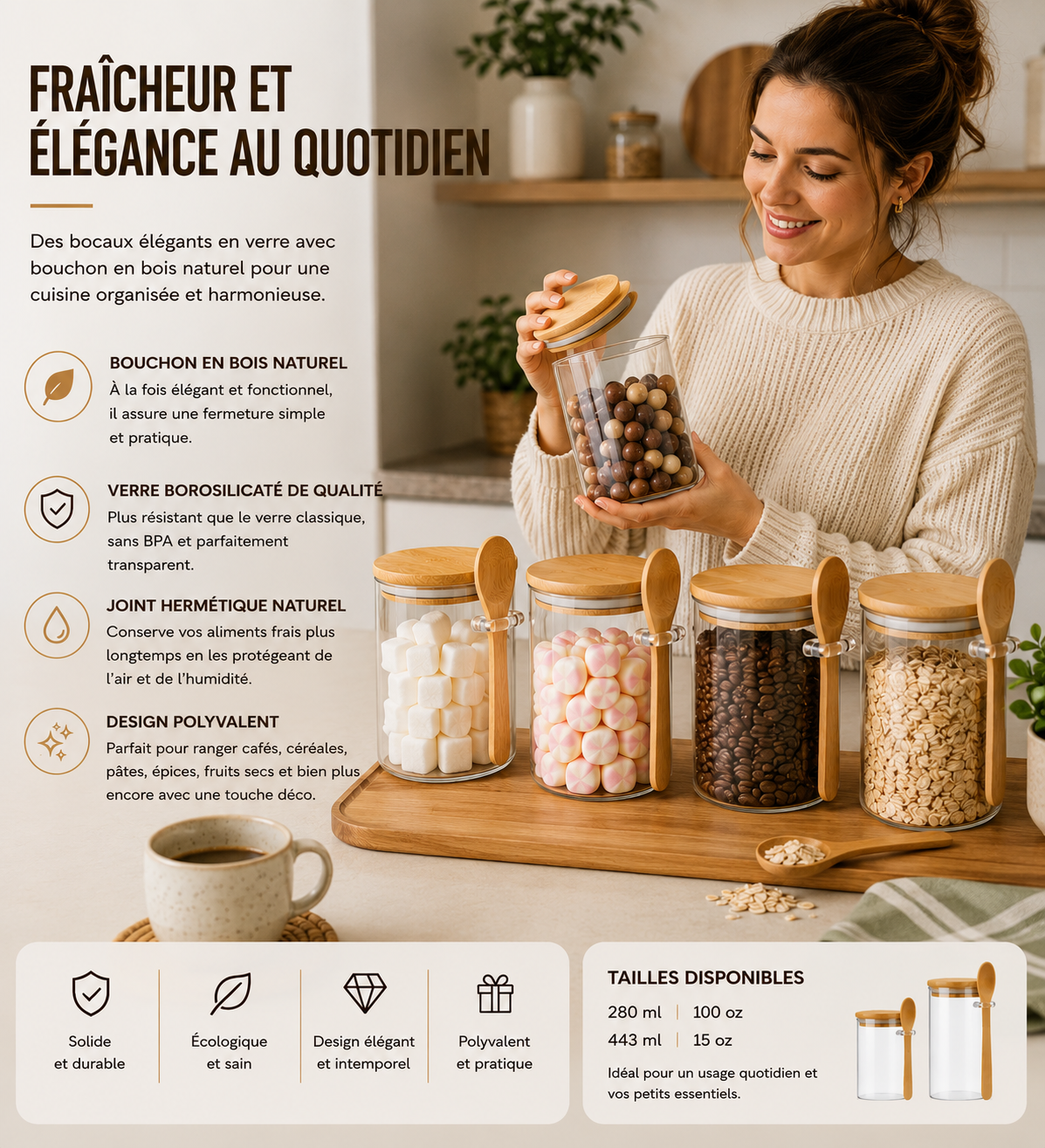 Boite de conservation alimentaire | Hermétique Verre