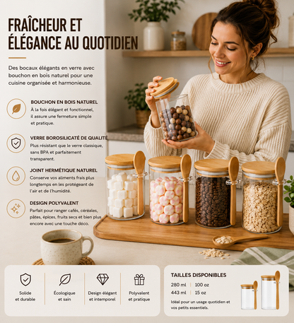 Boite de conservation alimentaire | Hermétique Verre