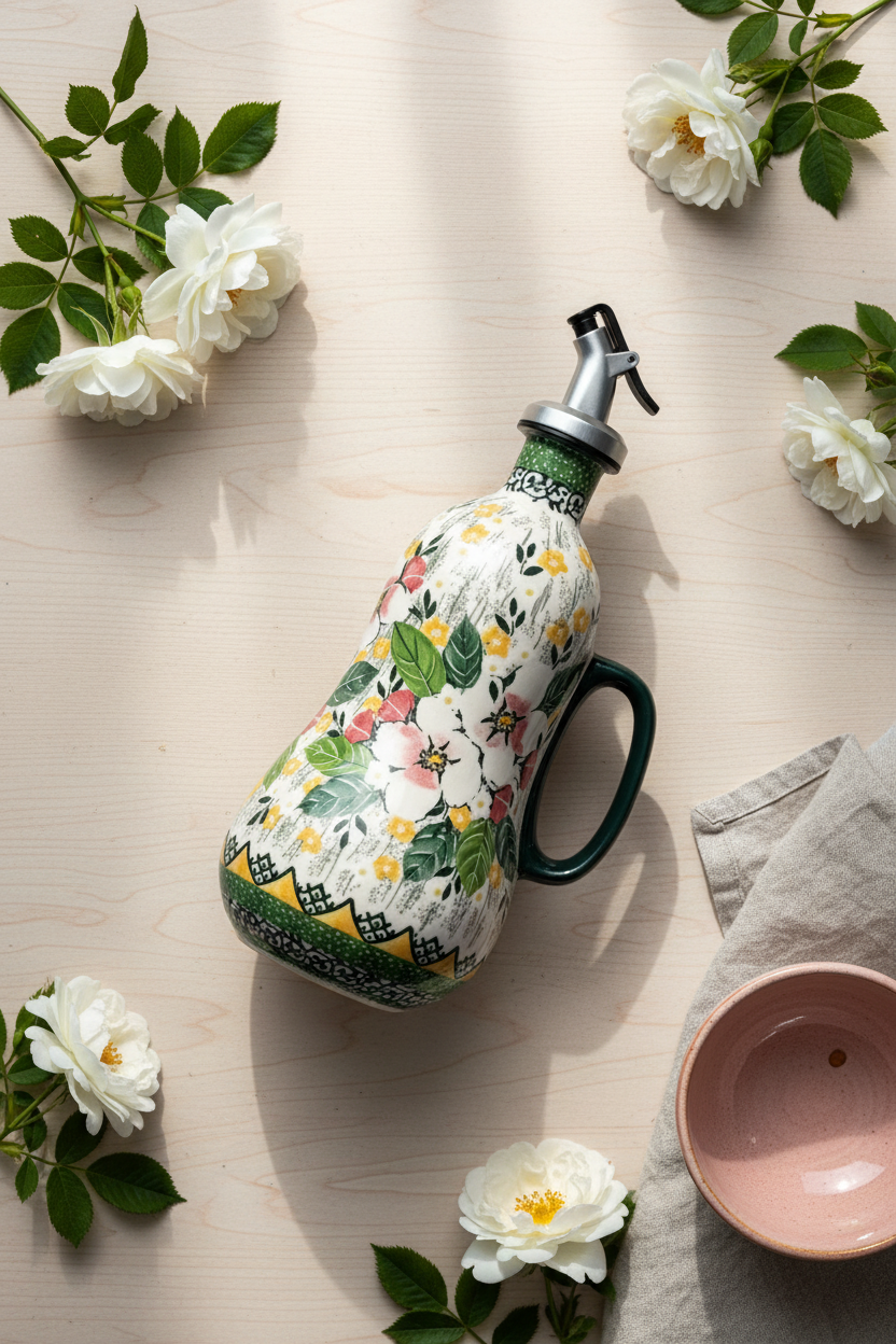 Bouteille pour huile | Céramique Artisanale