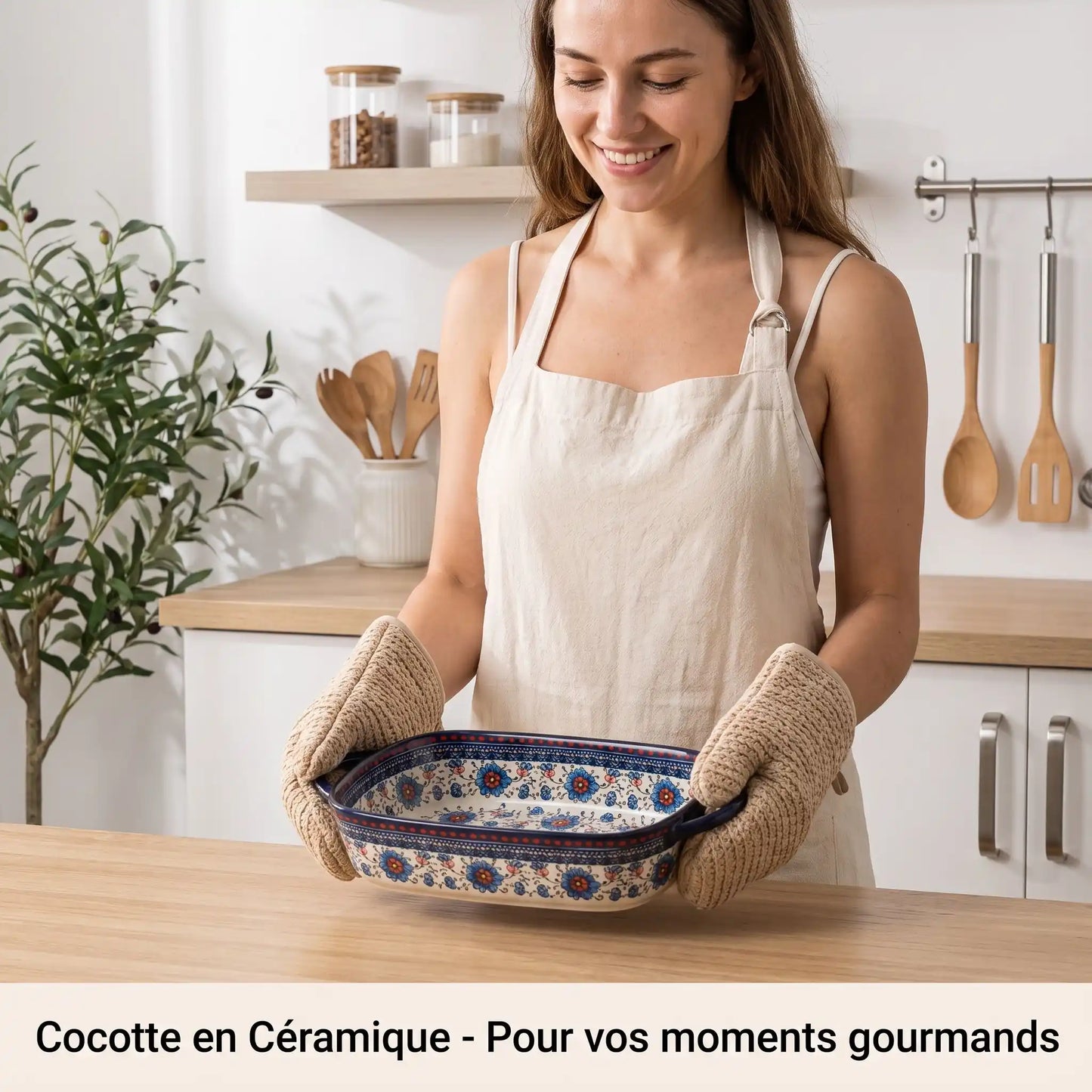 plat à four céramique robuste résistance chocs MinimalisteLab
