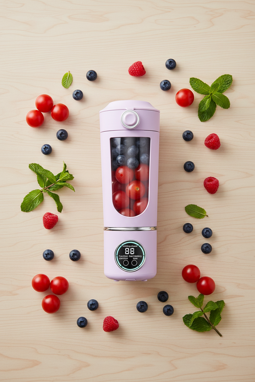 blender smoothie portable rechargeable compact MinimalisteLab