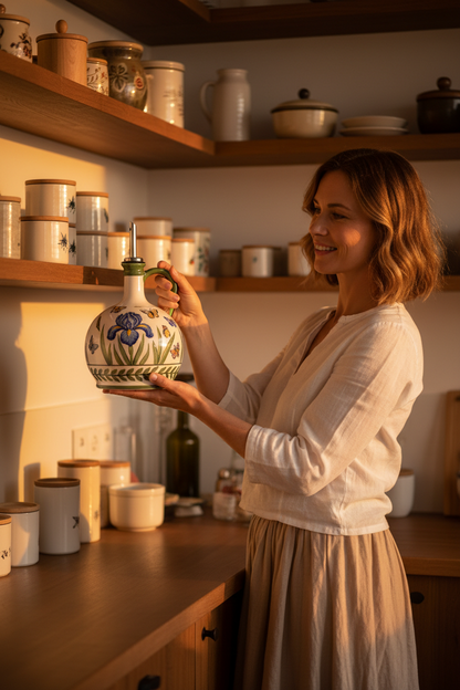 Bouteille pour huile | Céramique Artisanale Iris