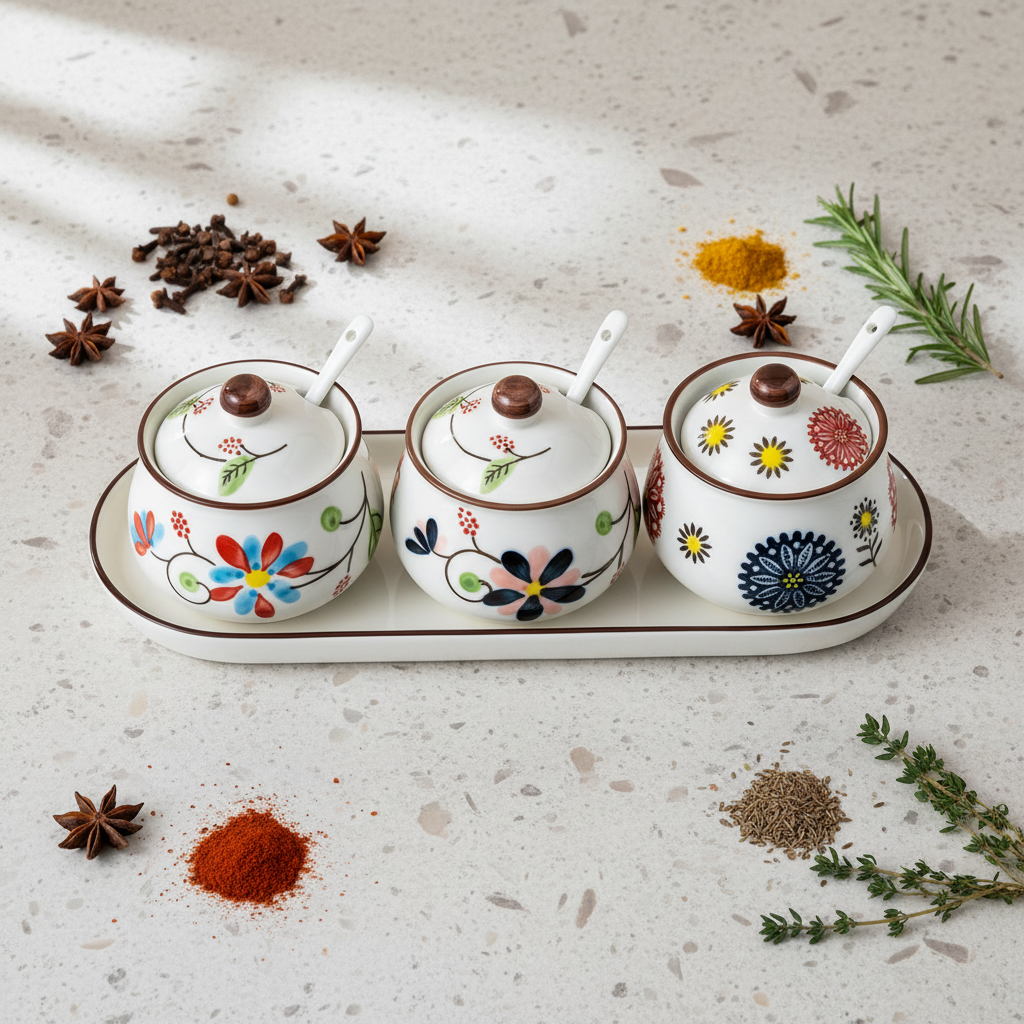 Pot a epices | Porcelaine Artisanale