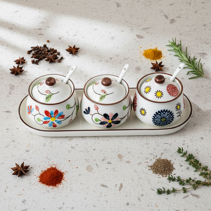 Pot a epices | Porcelaine Artisanale