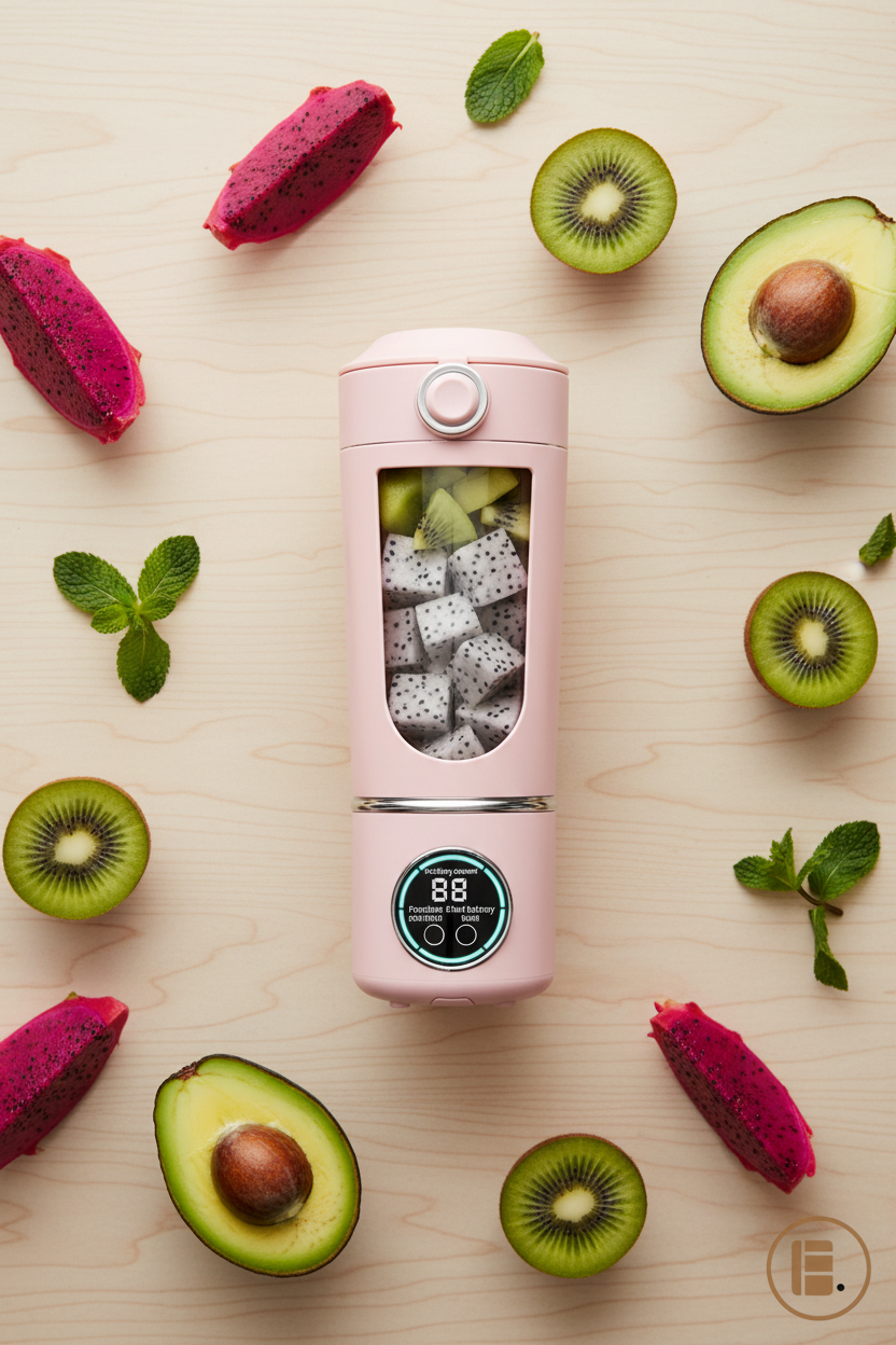 blender smoothie portable USB utilisation MinimalisteLab
