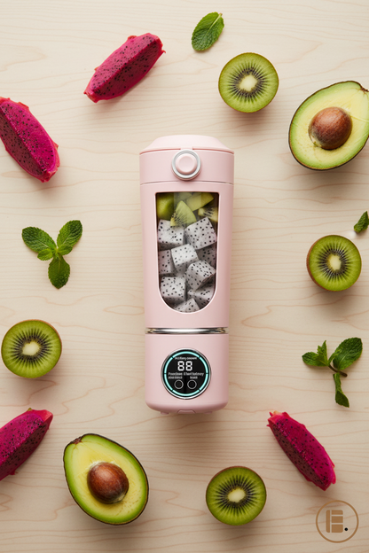 blender smoothie portable USB utilisation MinimalisteLab